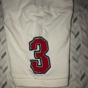 Polo by Ralph Lauren White and Red Varsity Polo Shirt